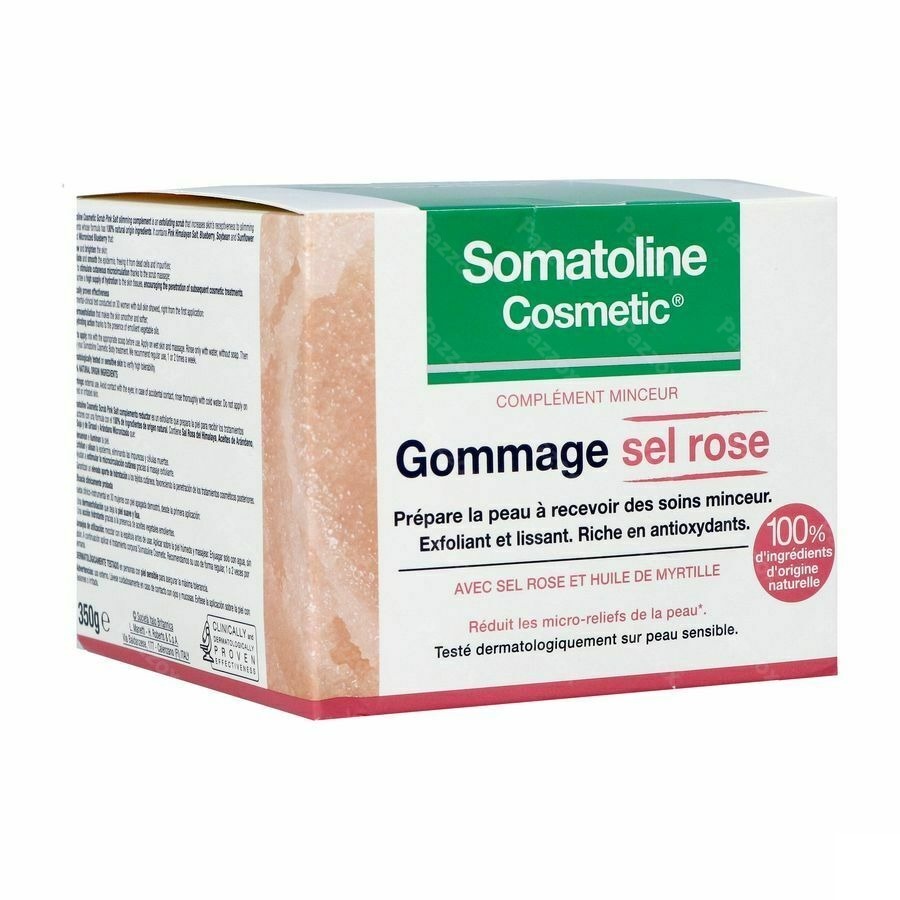Somatoline Cosm. Gommage Exfoliant Sel Rose 350g