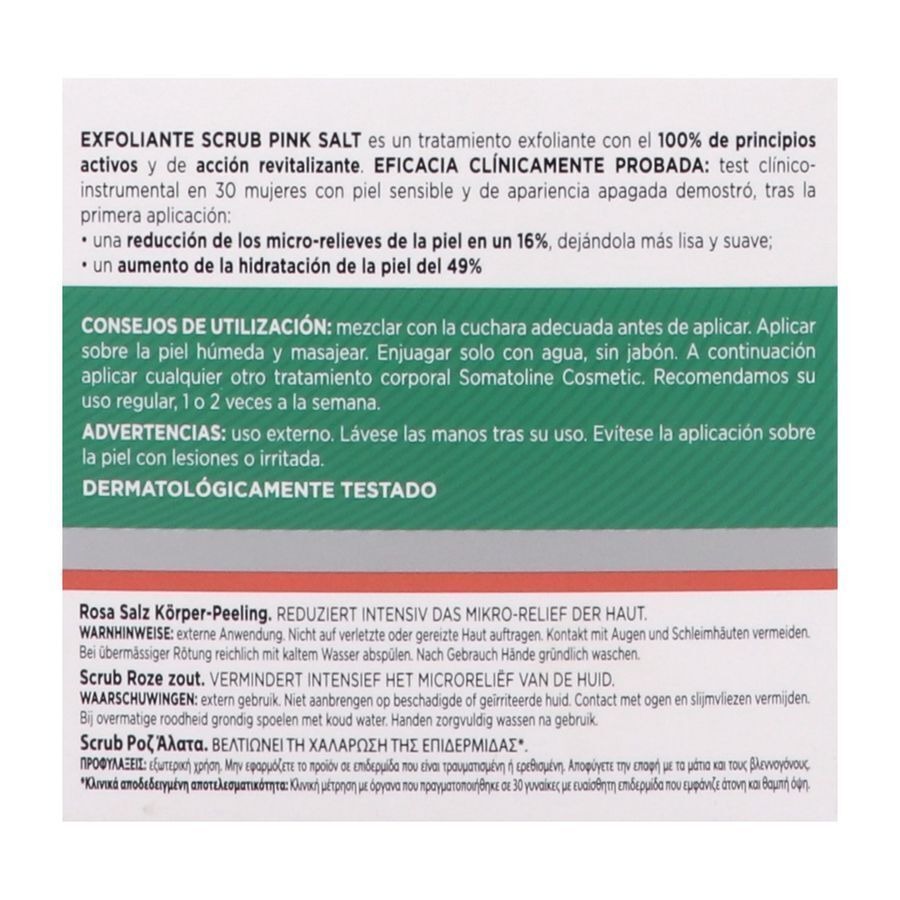 Somatoline Cosm. Gommage Exfoliant Sel Rose 350g