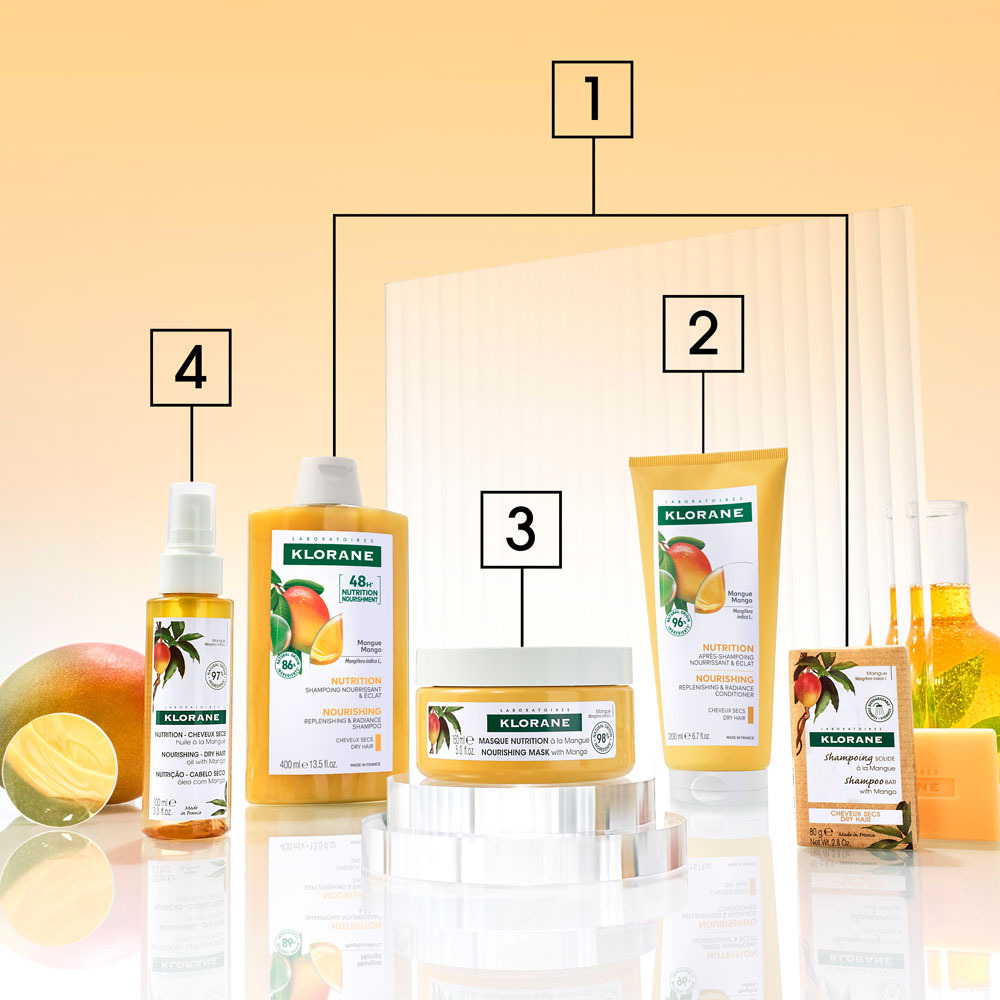 Klorane Shampooing Solide Mangue 80g