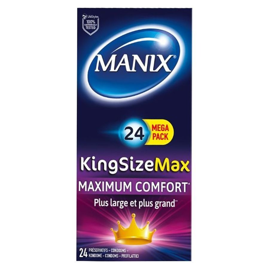 Manix King Size Max Preservatifs 24