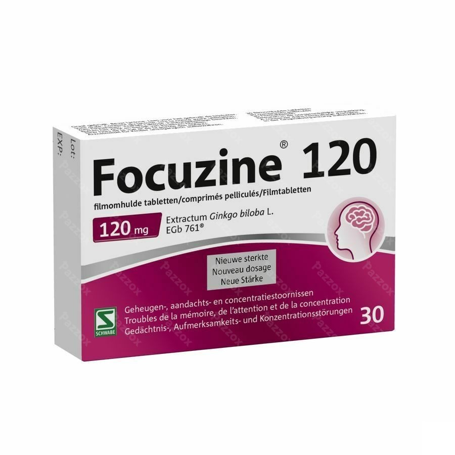 FOCUZINE® 120 MG 30 comprimés