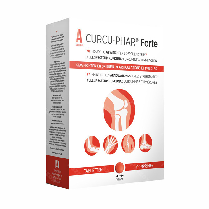 Curcu-Phar Forte Complément Alimentaire Muscles Et Articulations 30 Comprimés