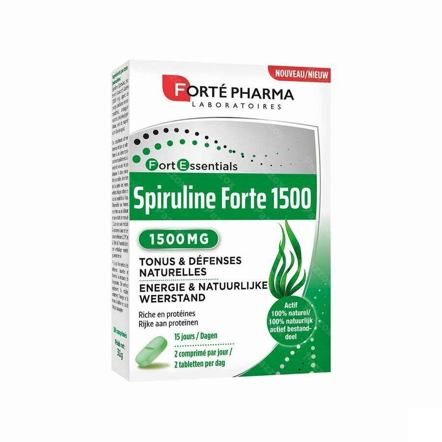 Forté Pharma Spirulina 1500 30 Comprimés