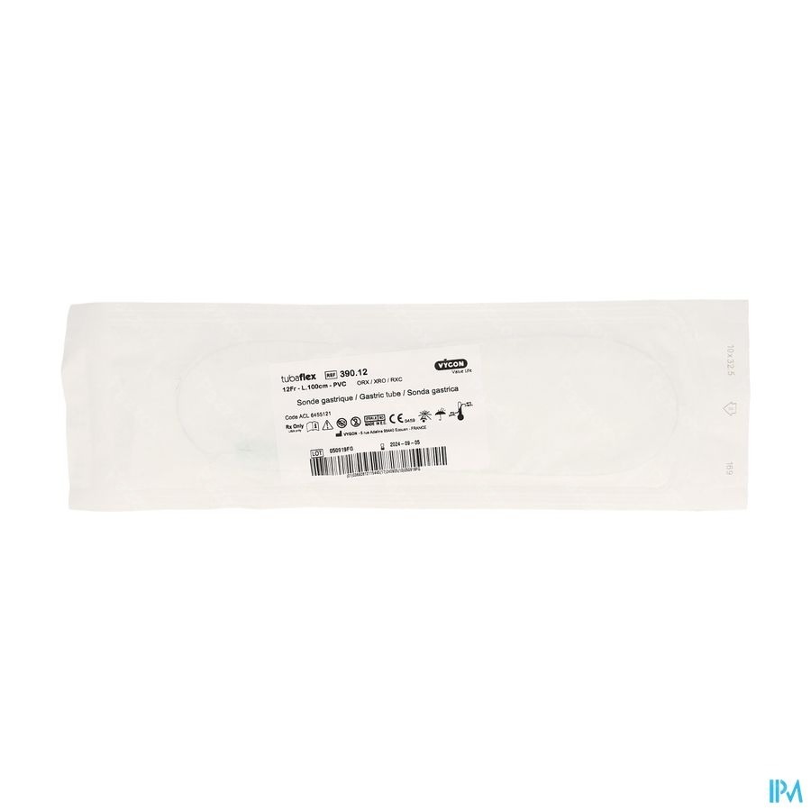 Tubaflex Sonde Gastrique 100cm Pvc Rxc Ch12