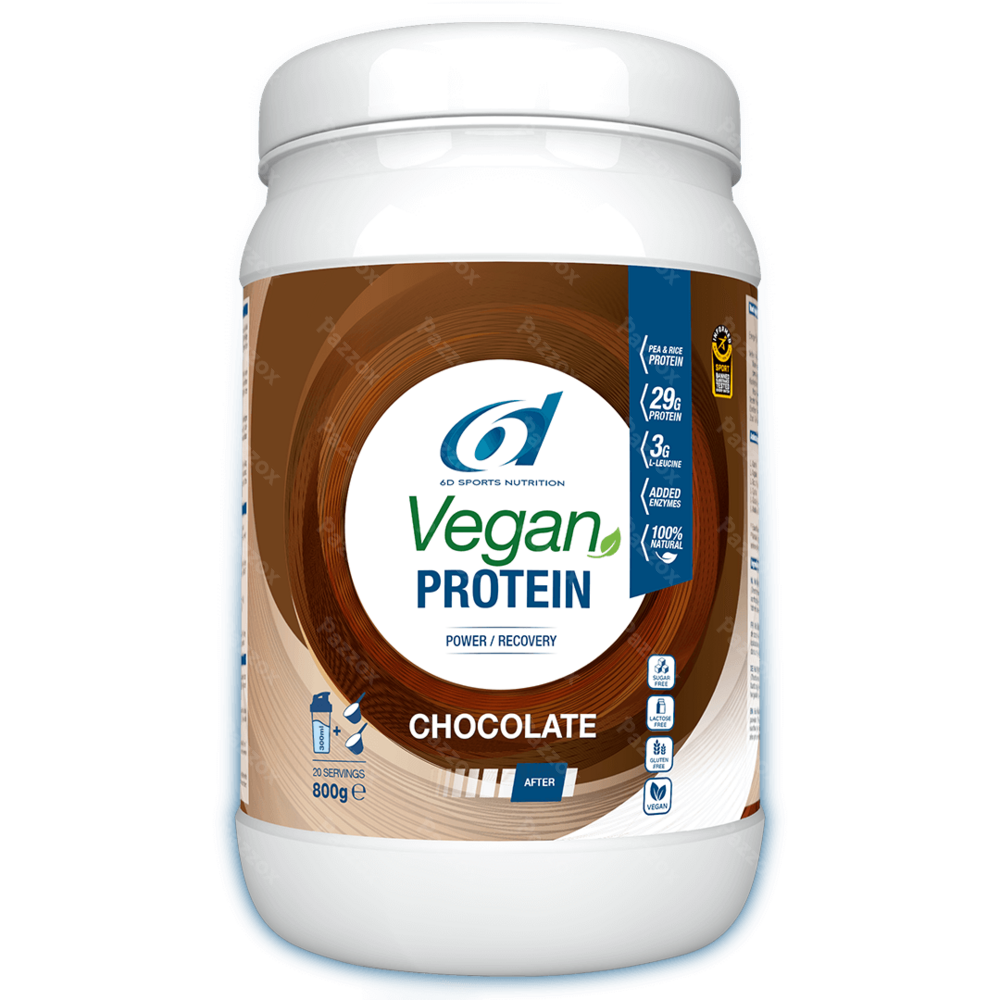 6d Sports Nutrition Vegan Protein Chocolade 800g