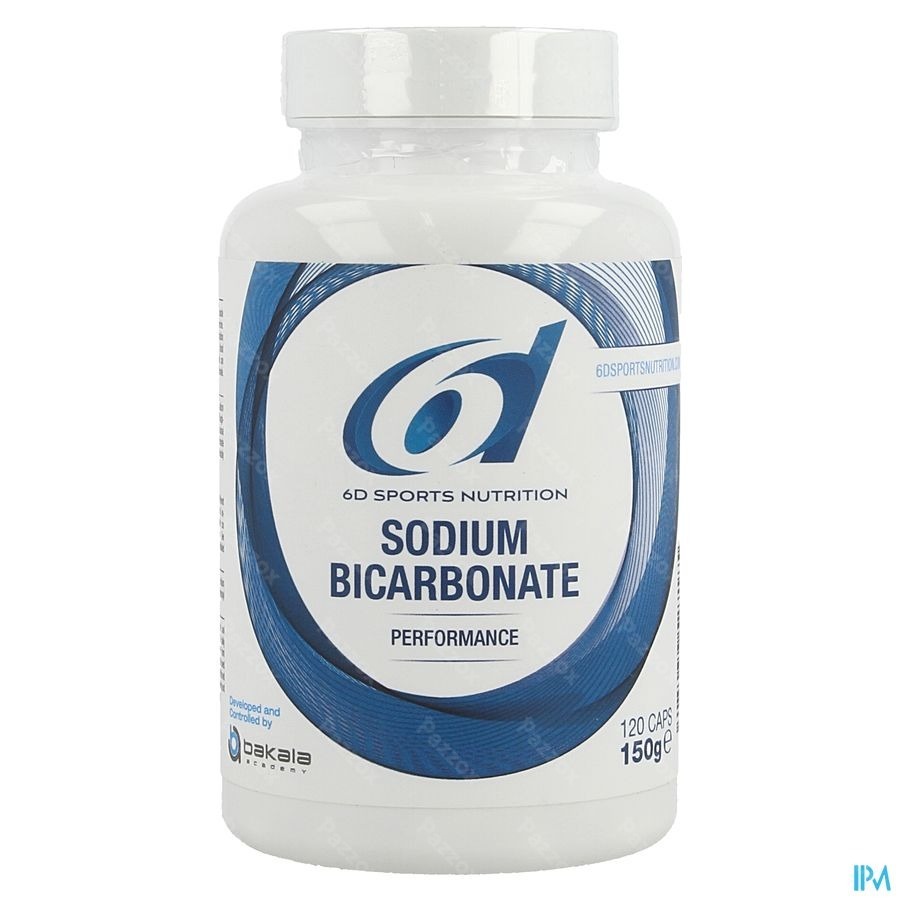 6d Sports Nutrition Sodium Bicarbonaat 120 Capsules