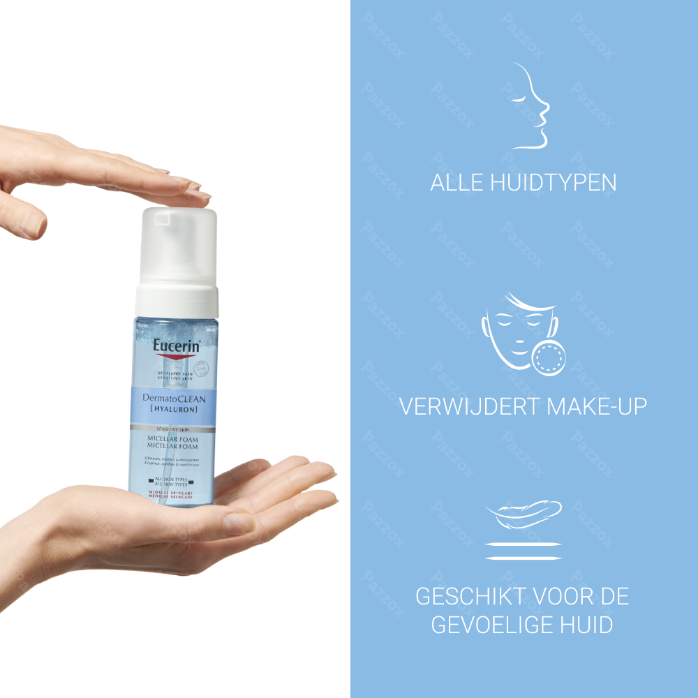 Eucerin DermatoClean Hyaluron Micellair schuim 150ml