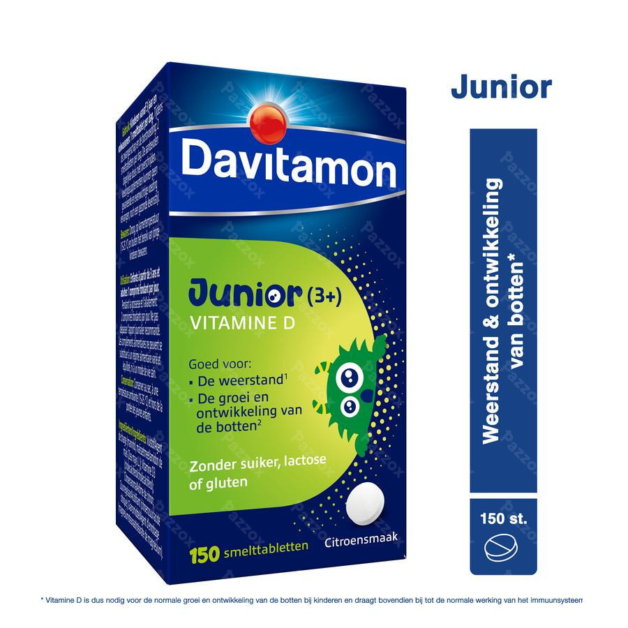 Davitamon Vitamine D 400 IE 150 Smelttabletten