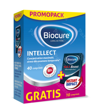 Biocure Intellect Pack 40 Comp + Max 10 Comp Gratuit