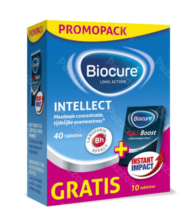 Biocure Intellect 40 Tabletten met Gratis Max 10 Tabletten