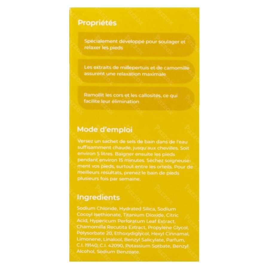 Saltrates Sels Bain Relaxants Pieds 10x20g