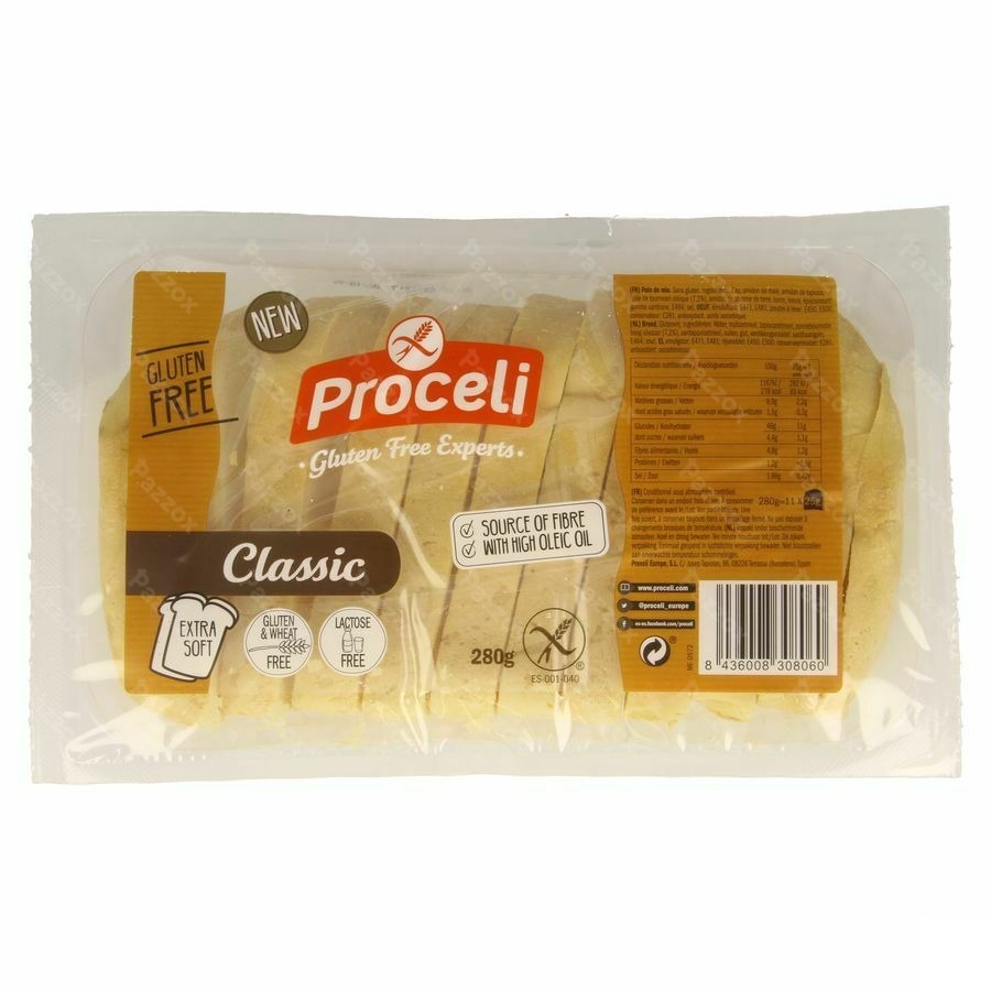 Proceli Classic Sandwichbrood 280g Rte Revogan