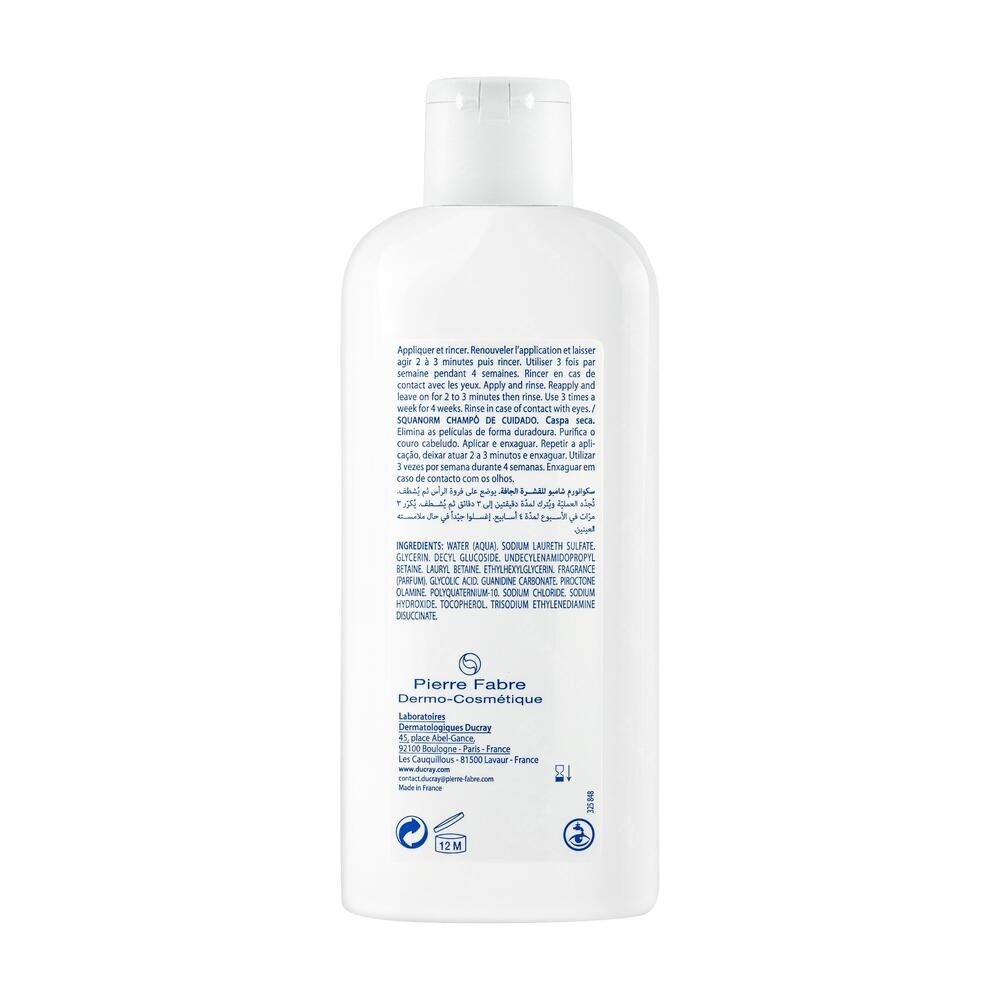 Ducray Squanorm Sh Pellicules Seches 200ml