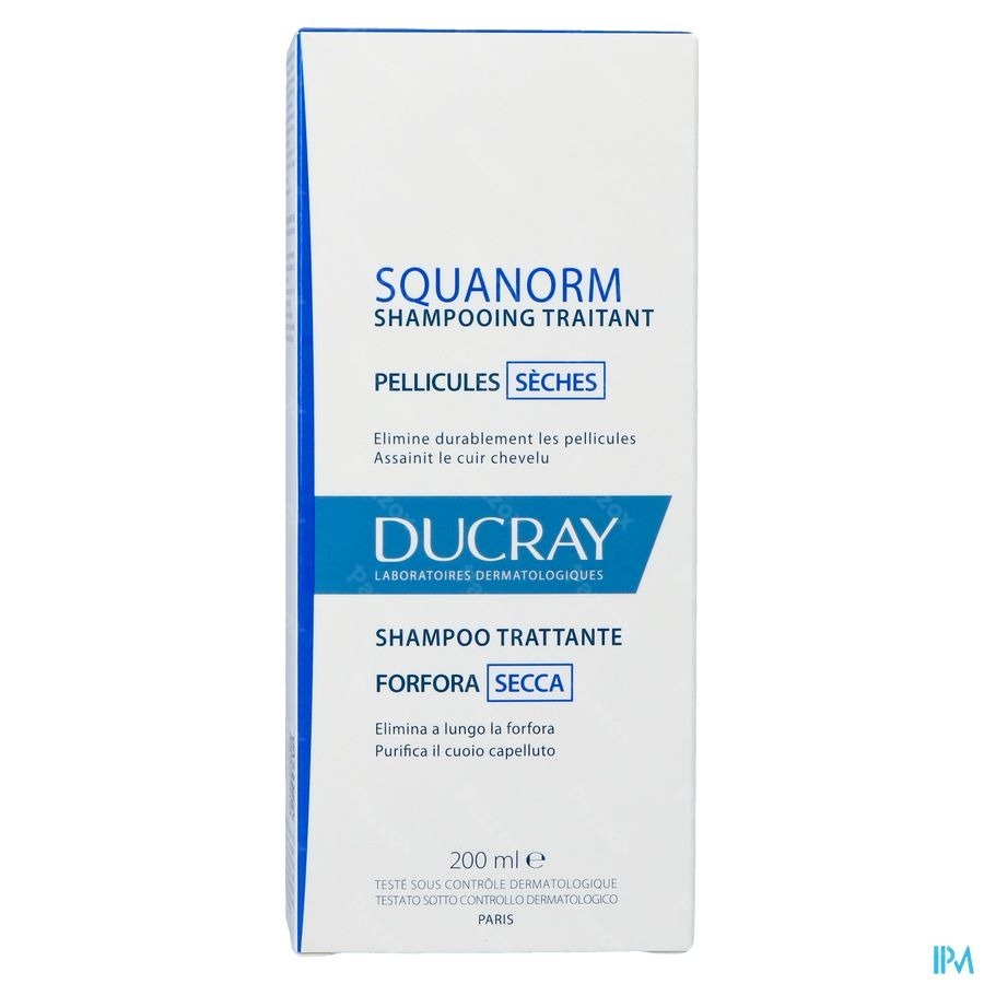 Ducray Squanorm Sh Pellicules Seches 200ml