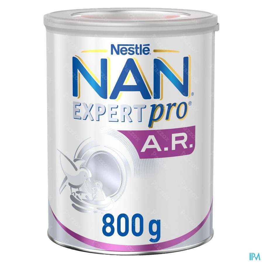 Nestlé Nan ExpertPro A.R. Lait Anti Régurgitations pour Nourrissons Bébé 0-12 Mois 800g