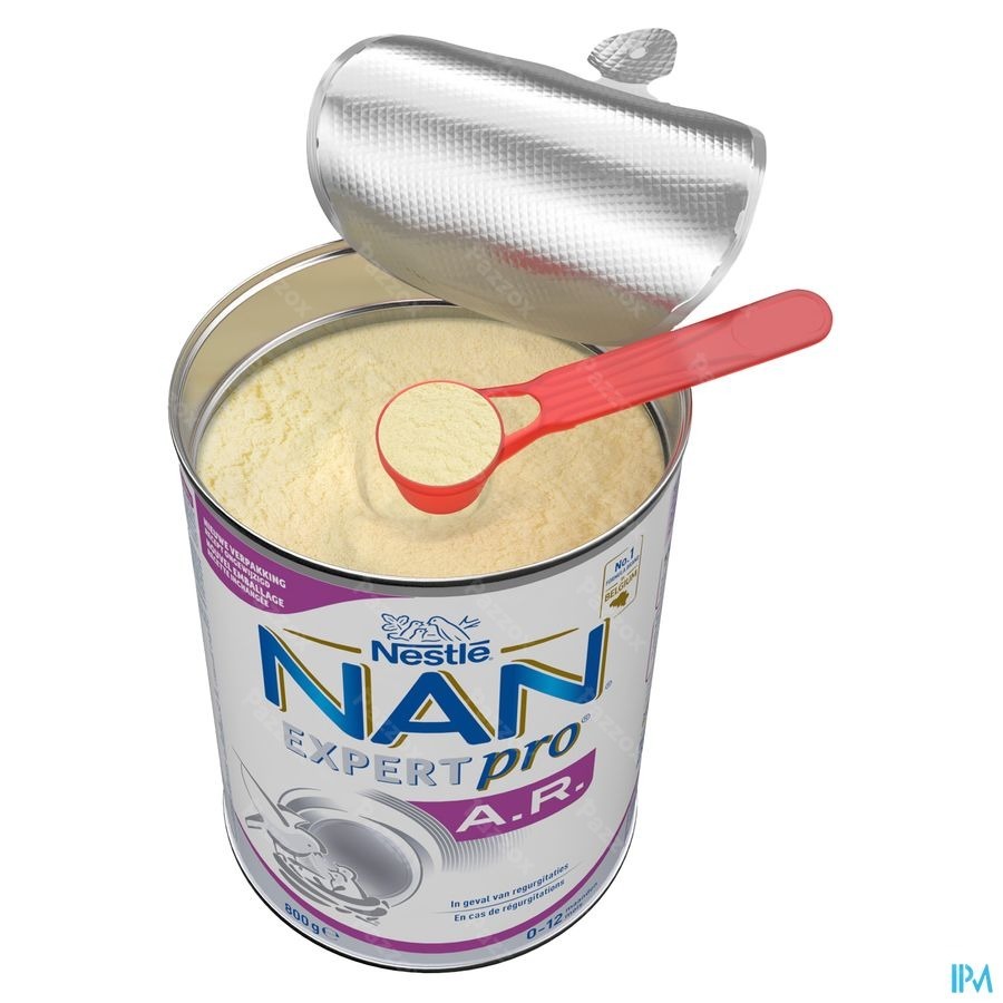 Nestlé Nan ExpertPro A.R. Lait Anti Régurgitations pour Nourrissons Bébé 0-12 Mois 800g