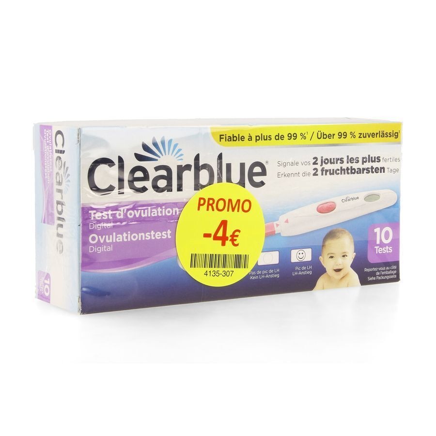 Clearblue Test Ovulation Digital 10 Promo -4€