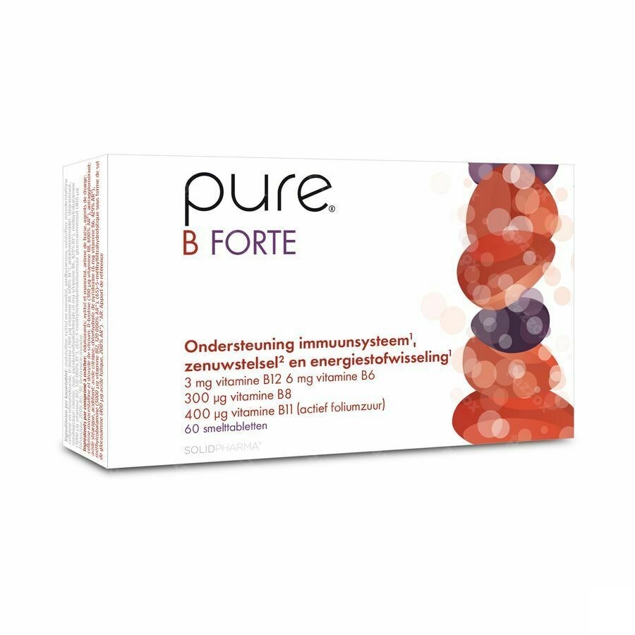 Pure B Forte Smelttabl 60