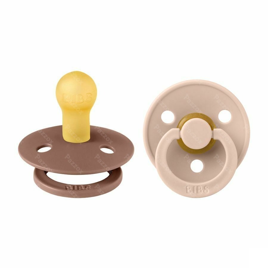 Bibs 1 Fopspeen Duo Woodchuck Blush
