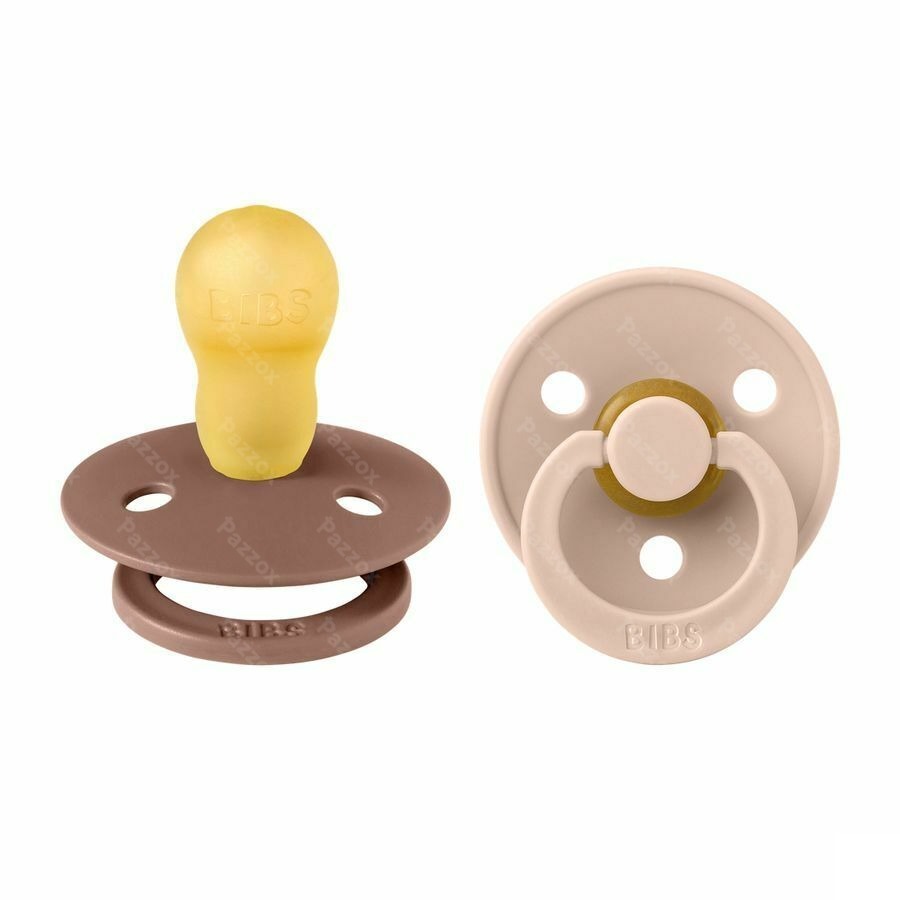 Bibs 3 Fopspeen Duo Woodchuck Blush