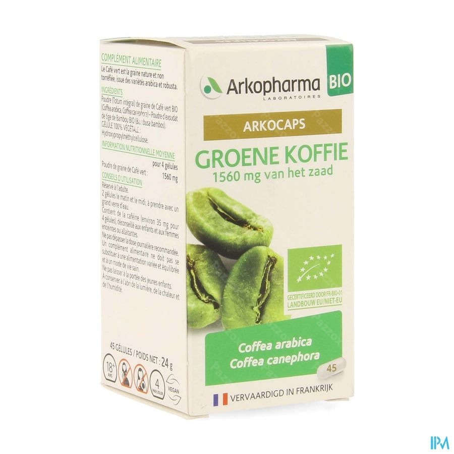 Arkocaps Groene Koffie Bio Caps 45 Nf