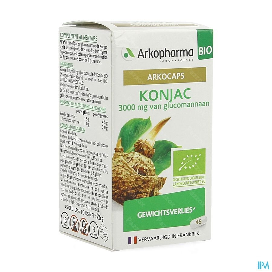 Arkocaps Konjac Bio 45 Capsules