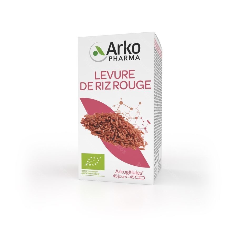 Arkogelules Levure Riz Rouge Bio Caps 45 Nf