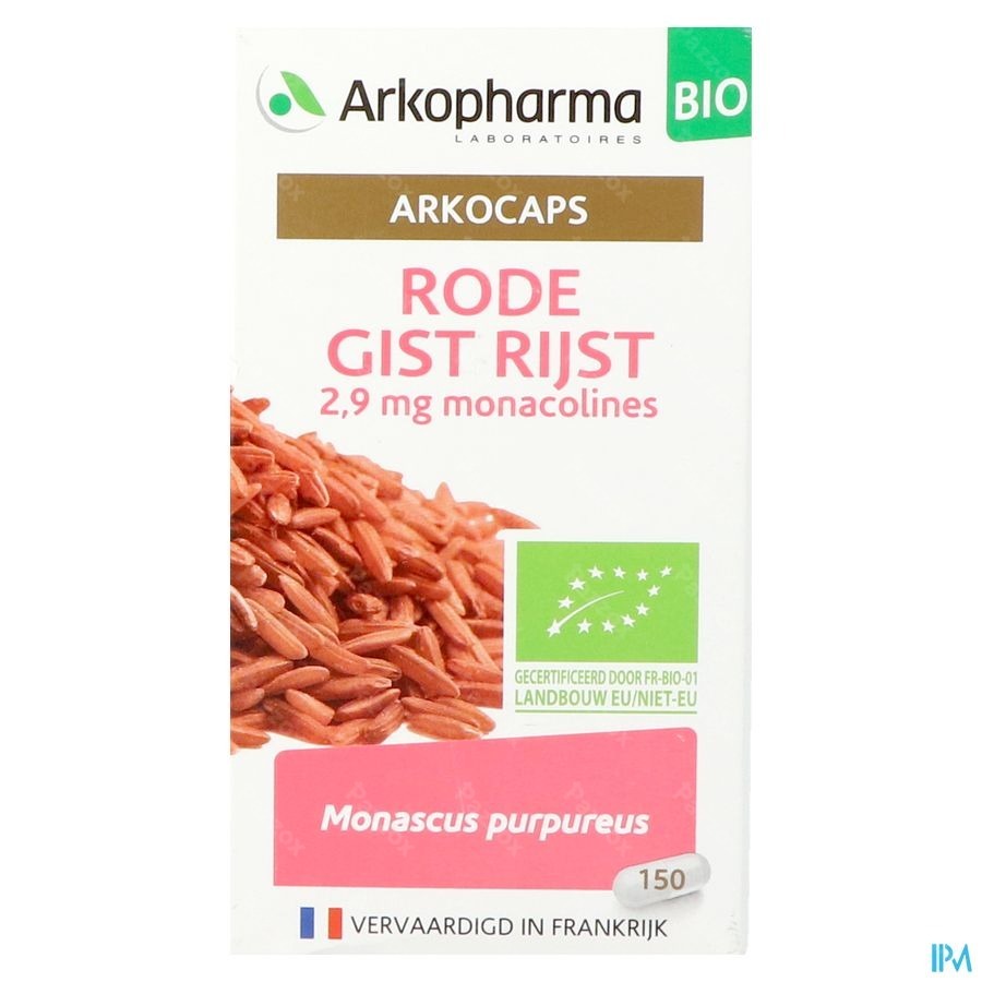 Arkocaps Rode Gist Rijst Bio 150 Capsules 