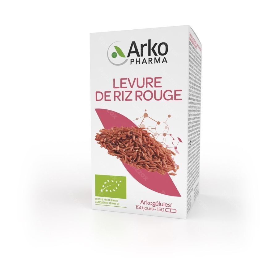 Arkogelules Levure Riz Rouge Bio Caps 150 Nf