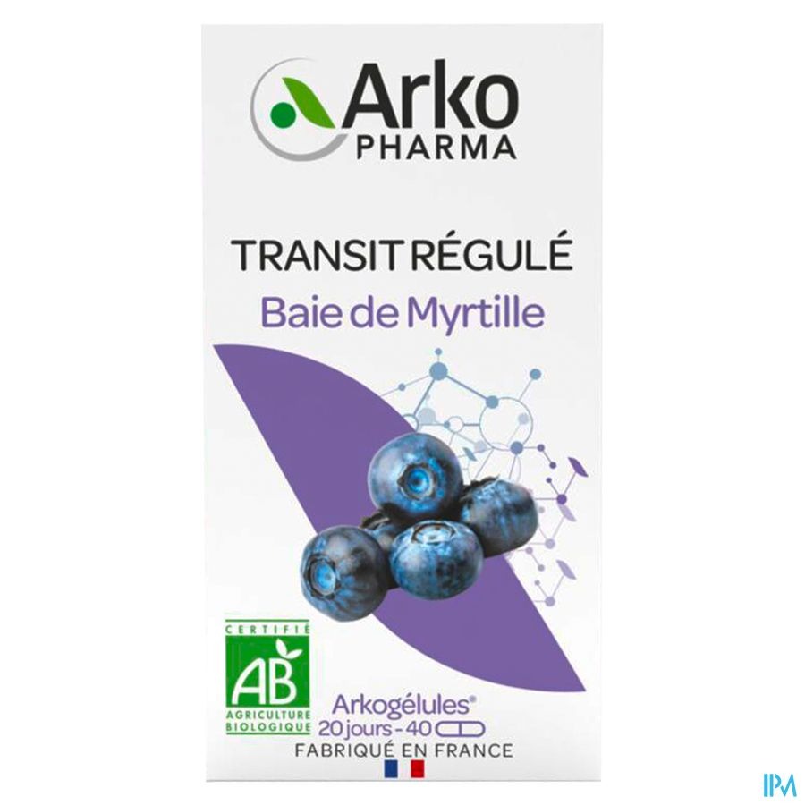 Arkogelules Myrtille Baie Bio Caps 40 Nf