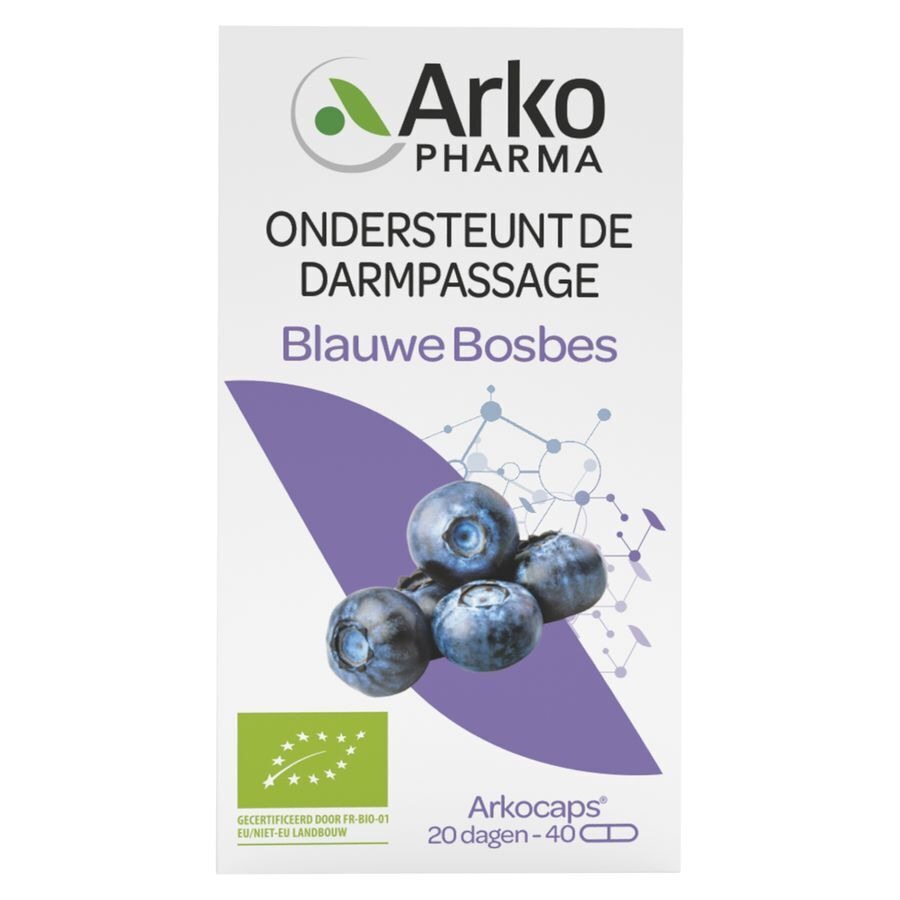 Arkocaps Blauwe Bosbesvrucht Bio Caps 40 Nf