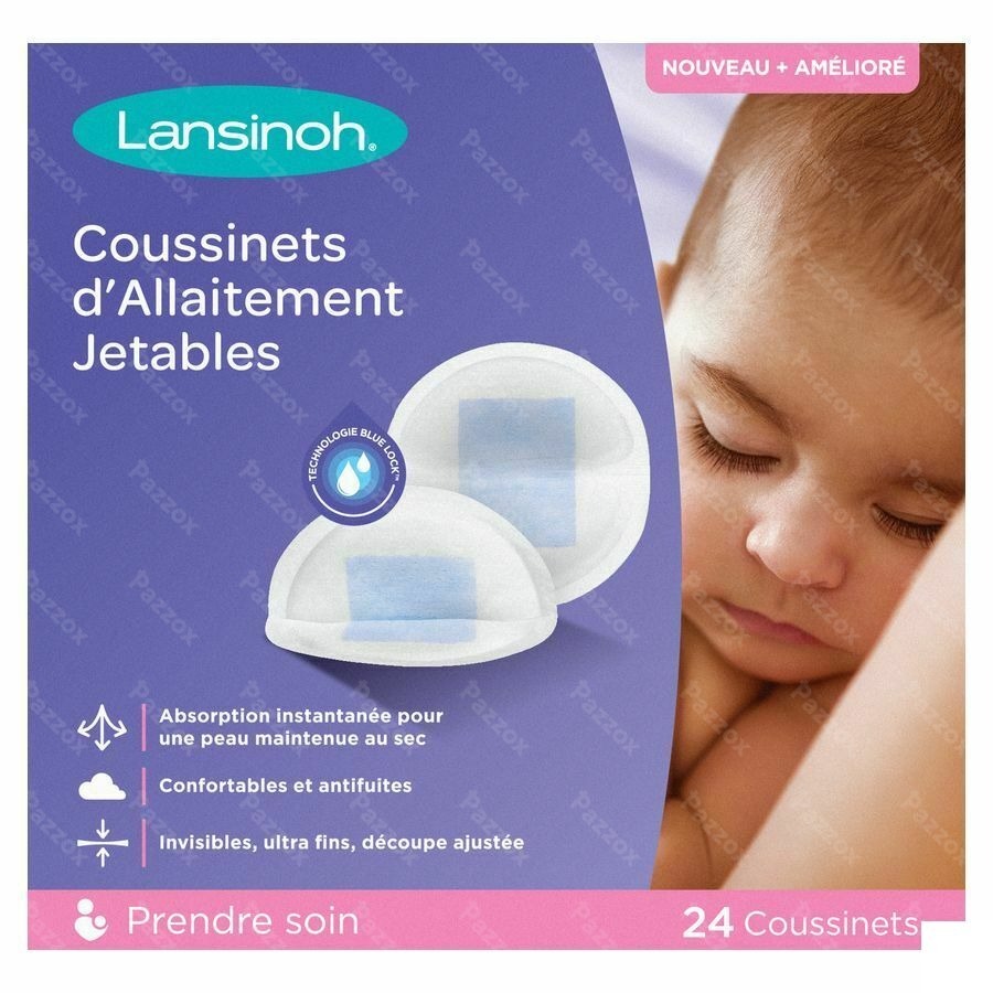Lansinoh Coussinets D'allaitement Jetables 24pièces