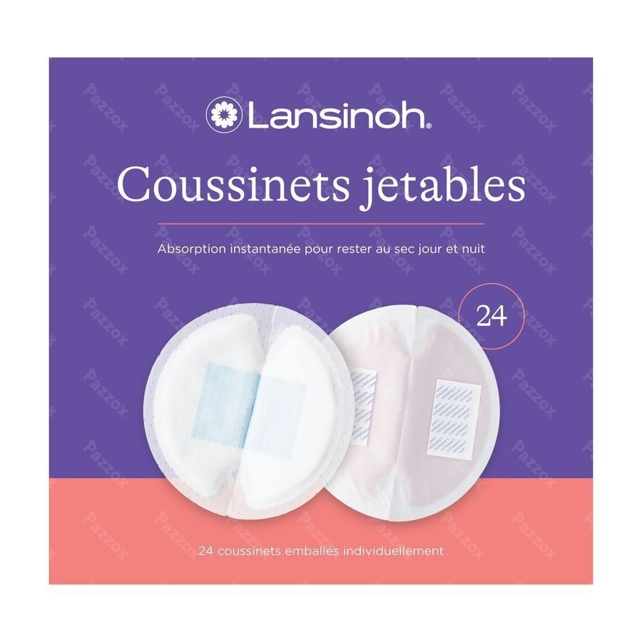Lansinoh Coussinets D'allaitement Jetables 24pièces