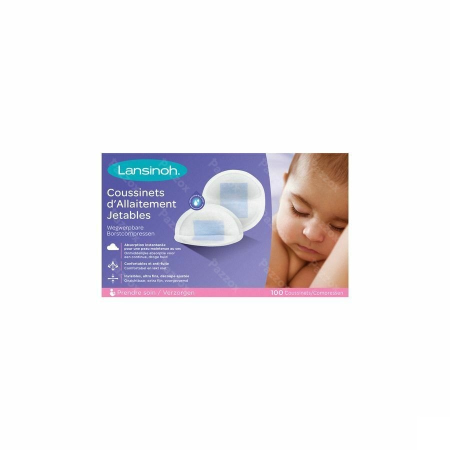 Lansinoh Borstcompres Wegwerp 100 Stuks