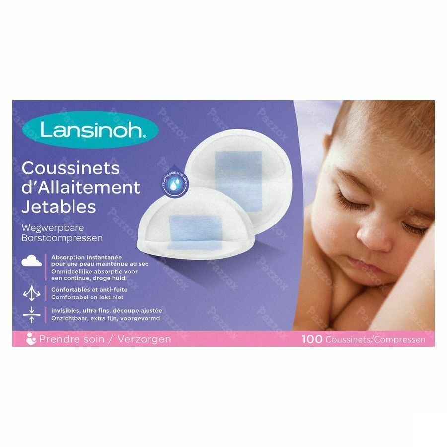 Lansinoh Borstcompres Wegwerp 100 Stuks