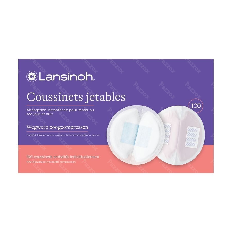 Lansinoh Coussinets Allait. Jet.blue Lock Core 100