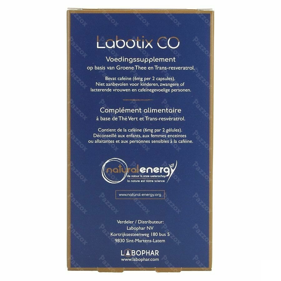 Natural Energy Labotix CO 60 vegetarische capsules