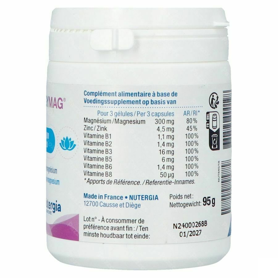 Ergymag Caps 180