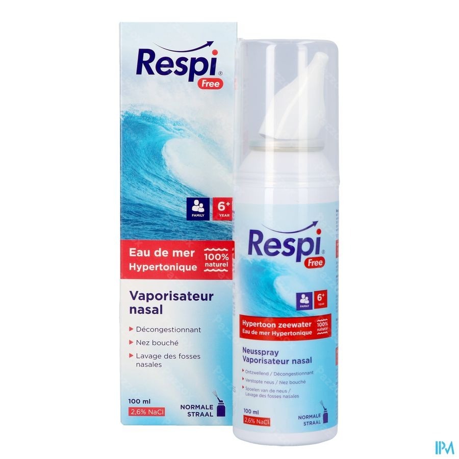 Respi Free Hypertonic Family Spray 100ml