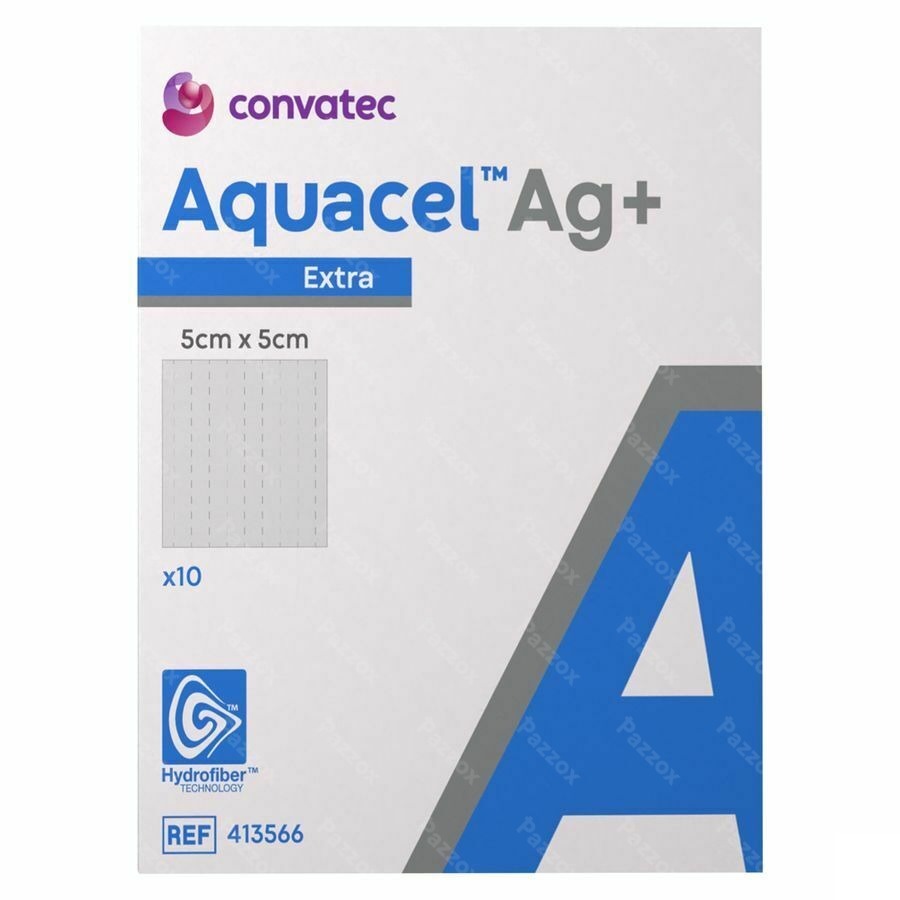 Aquacel Ag+ Extra 5 X 5cm 10 413566