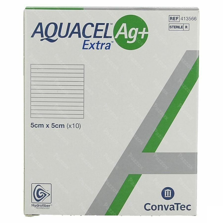 Aquacel Ag+ Extra 5 X 5cm 10 413566