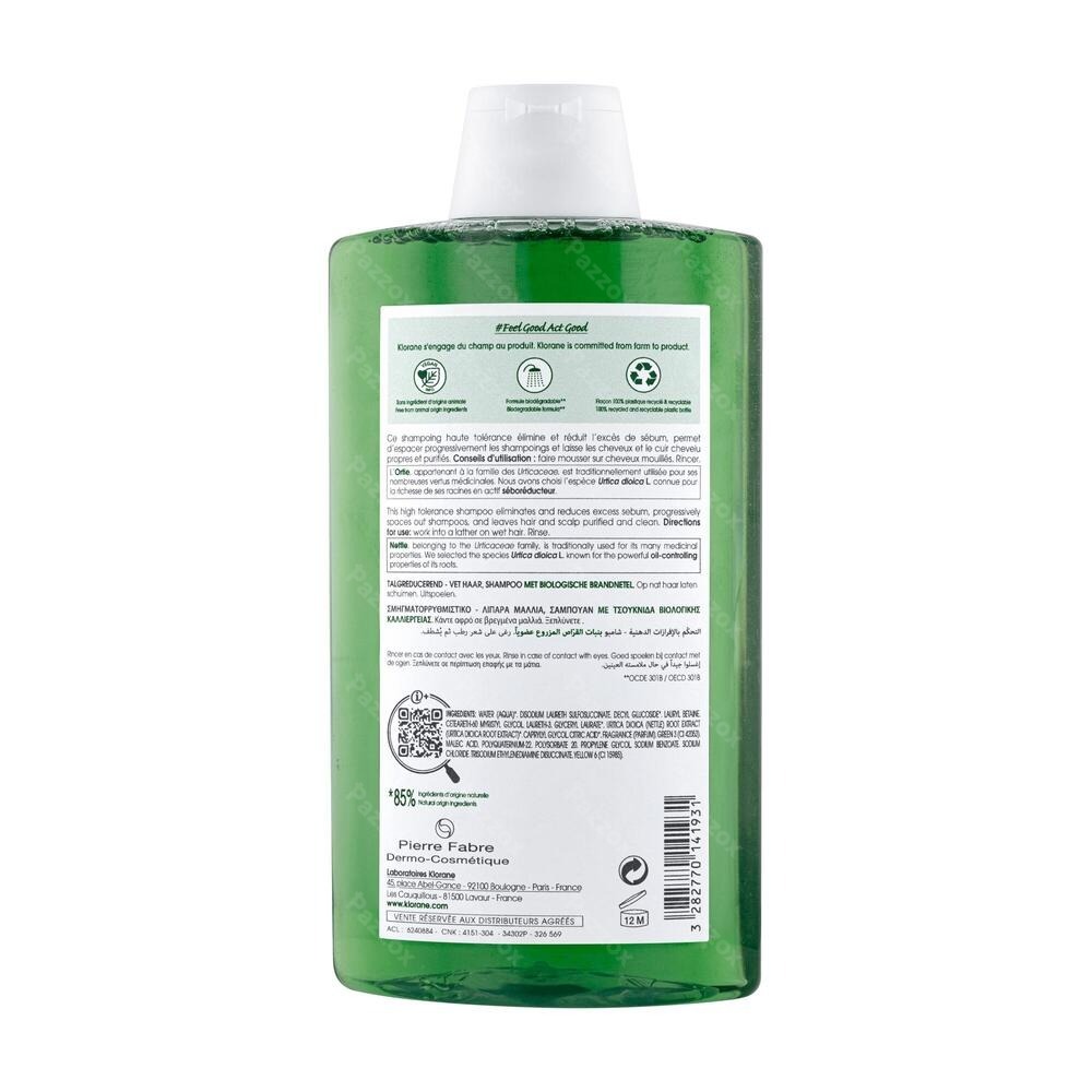 Klorane Capil. Sh Ortie 400ml Nf