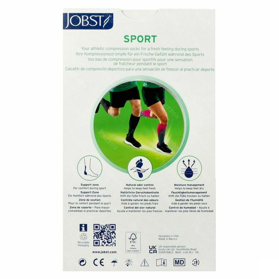 Jobst Sport 20-30 Ad Black l 1 7529072