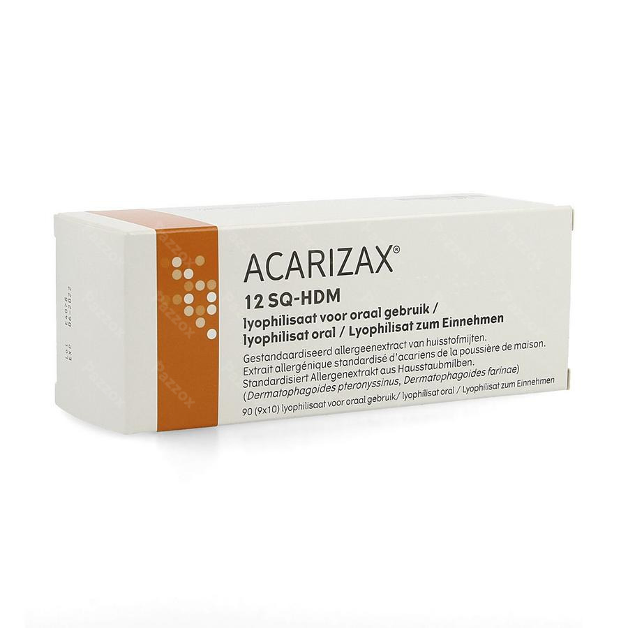 Acarizax Lyofil. Smelttablet 90