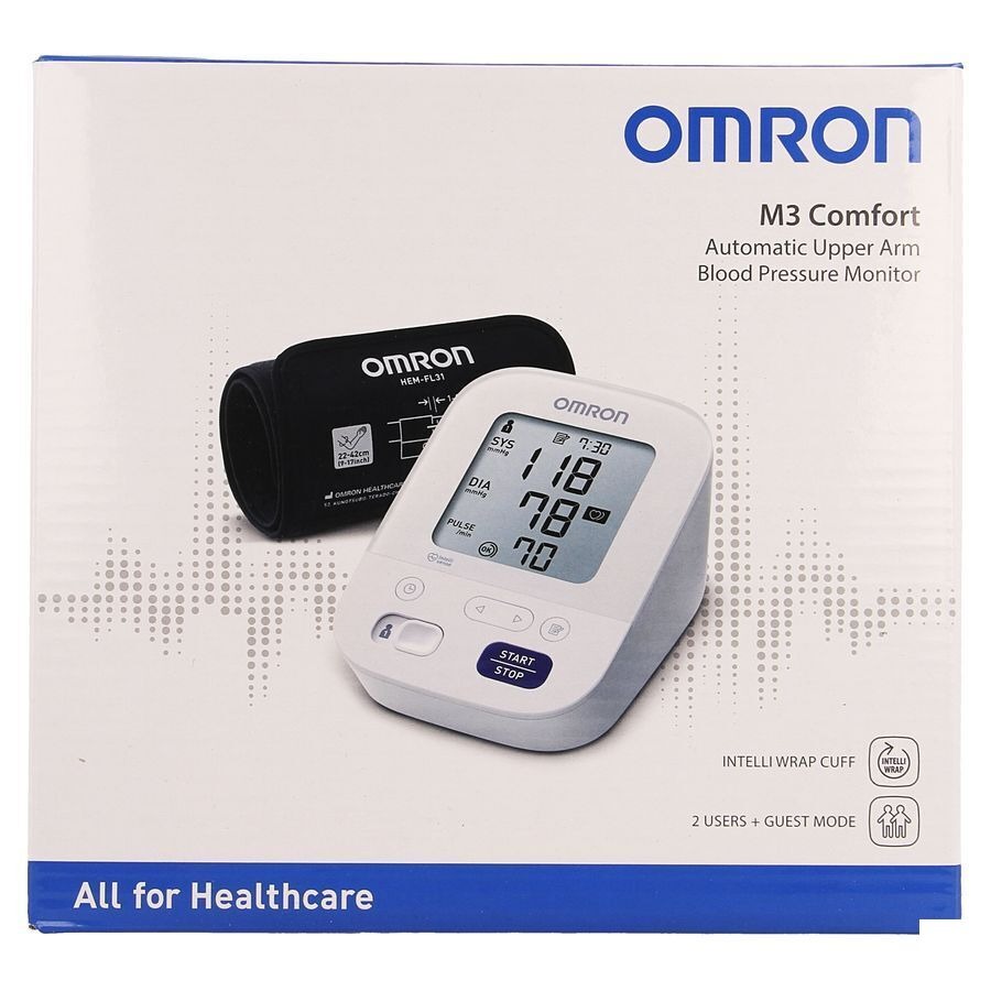 Omron M3 Comfort Bloeddrukmeter Arm Automat.