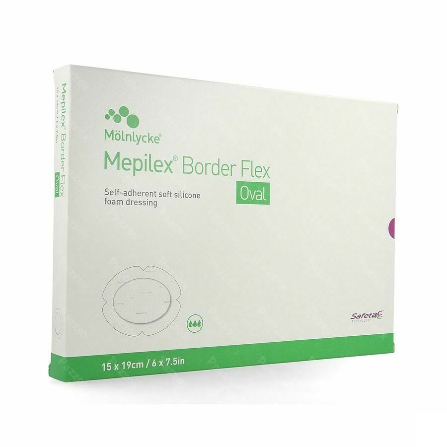 Mepilex Border Flex Oval Pans 15x19cm 5 583400