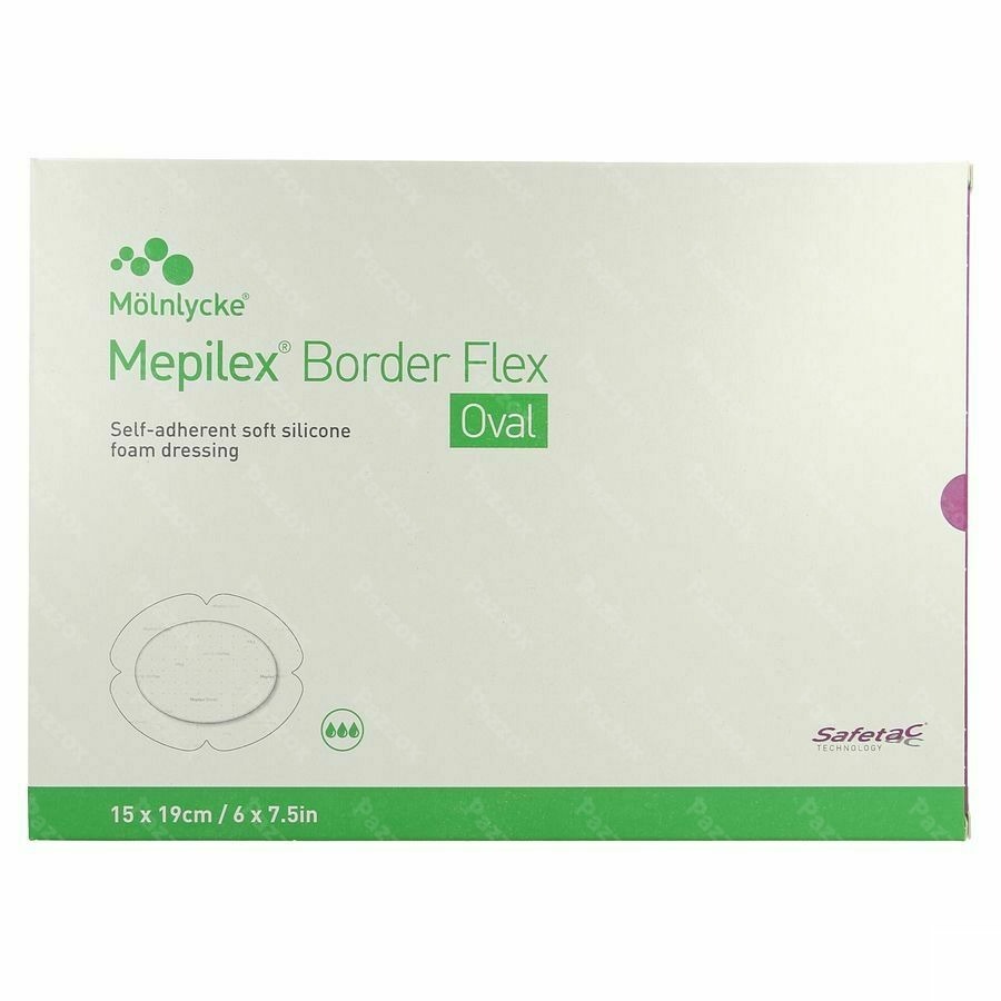 Mepilex Border Flex Oval Pans 15x19cm 5 583400