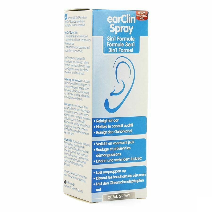 Earclin Spray 3en1 20ml Revogan