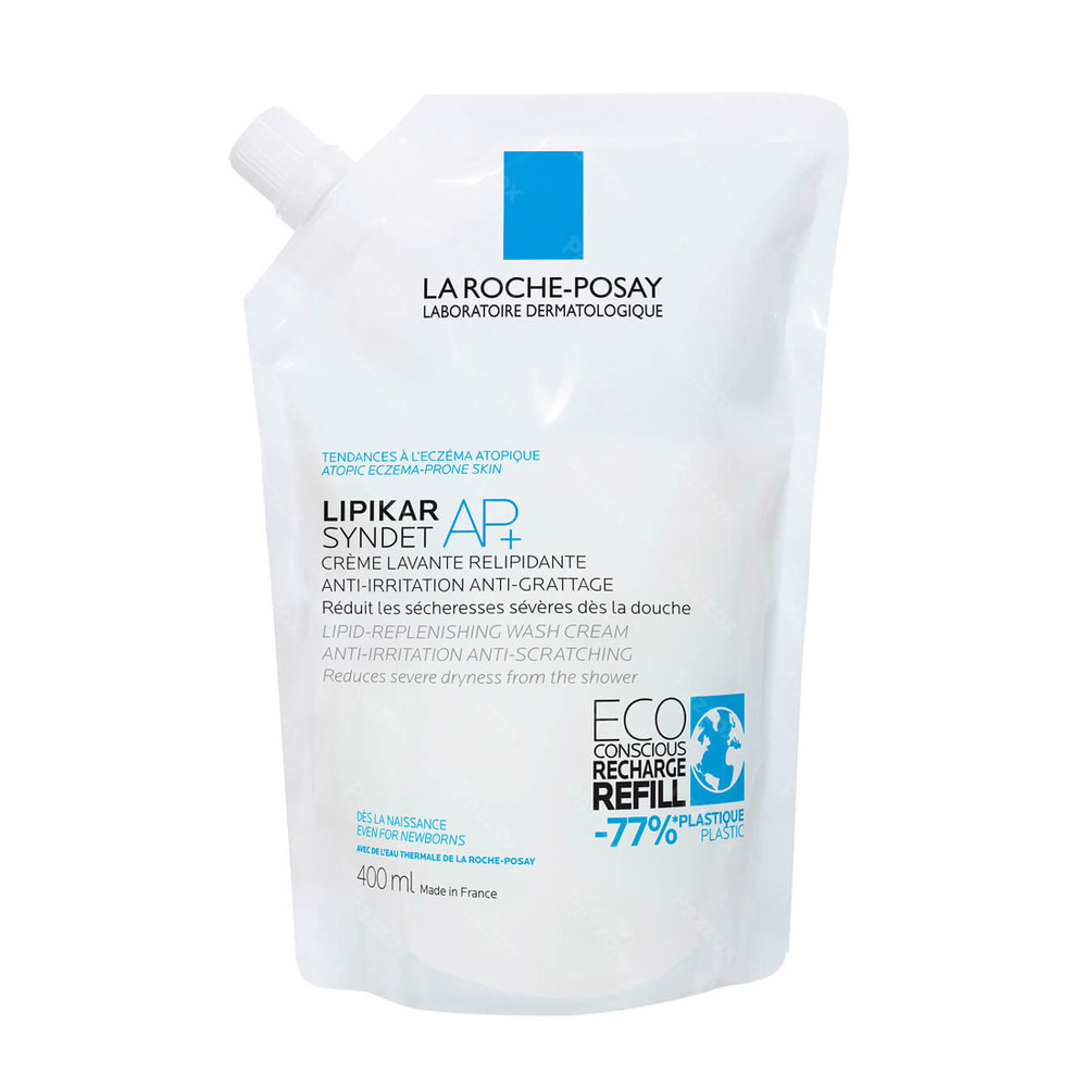 La Roche-Posay Syndet Ap+ Navulling 400ml
