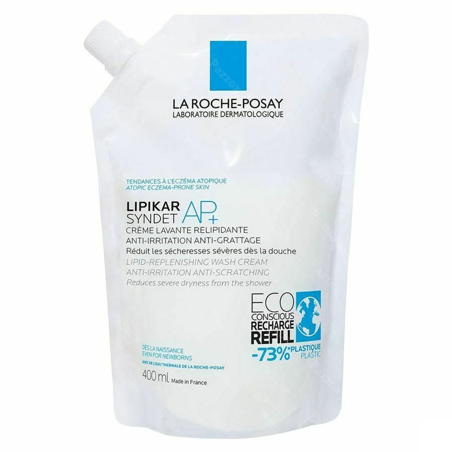 La Roche-Posay Syndet Ap+ Navulling 400ml